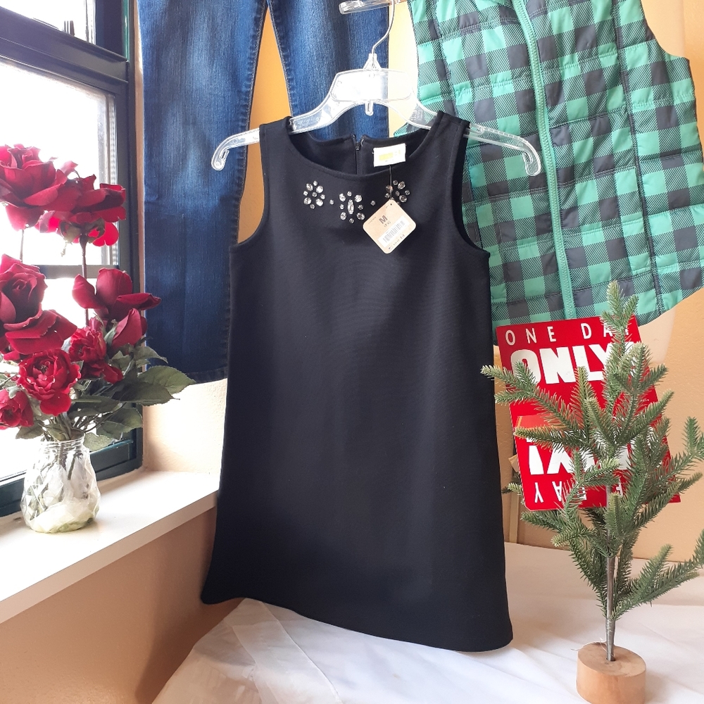 NWT Crazy 8 Bling Jumper + Plaid Puffer + Skinny Jeans Bundle Cyber Mond…